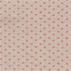 Tissu Lin - Petits Coeurs Roses - Collection Shabby Chic