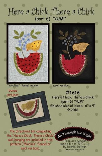  Block Of The Month - BOM Bonnie Sullivan - Here a Chick- block 6