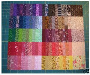 100 coupons  patchwork multicolores